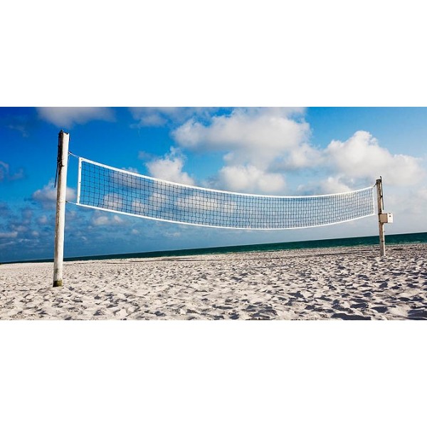 Rede voleibol praia cabo de aço